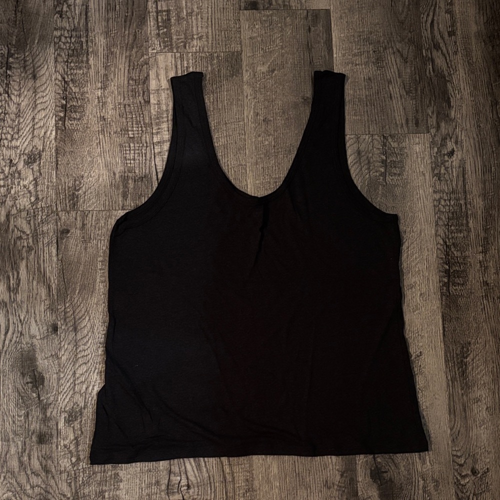 Abercrombie & Fitch Scoop Neck Tank - Black - Size XLarge